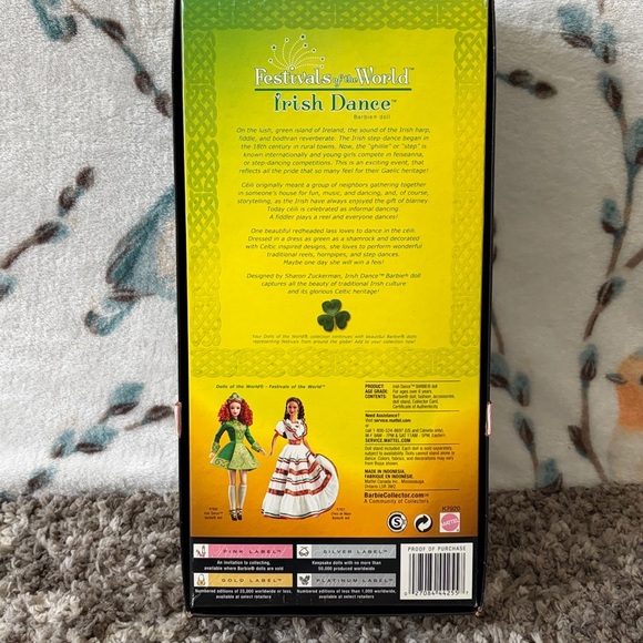 Barbie Festivals of the World Irish Dance - Picture 5 of 11